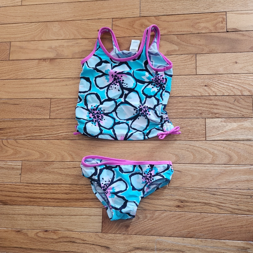 OshKosh B’gosh flower bikini bathing swim suit
